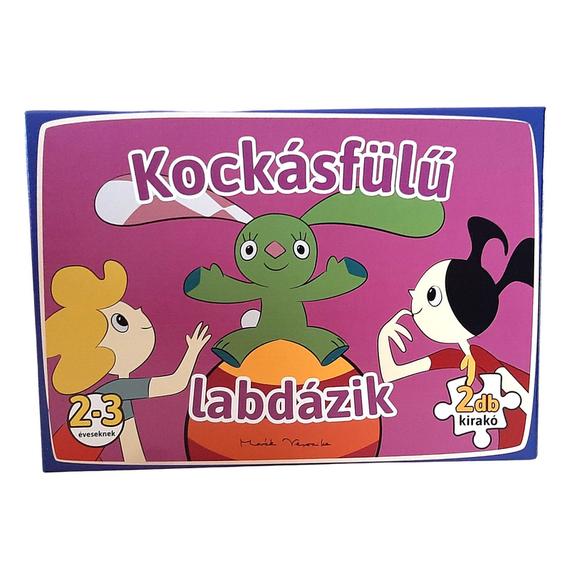 Kockásfülű labdázik kirakó (01657)