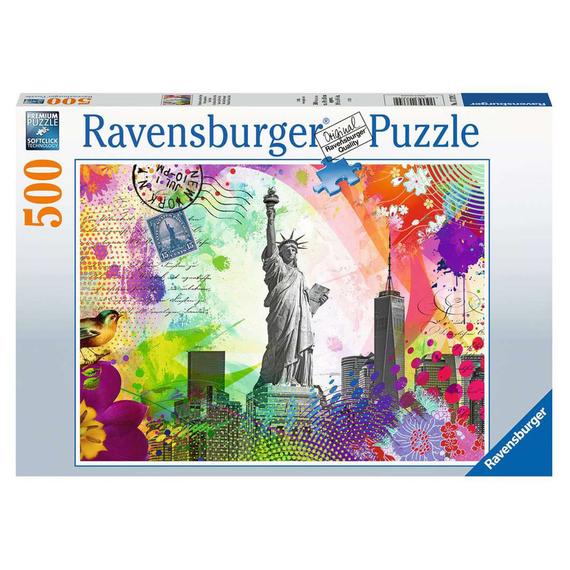 Ravensburger Puzzle 500 db - Képeslap New York (03755)