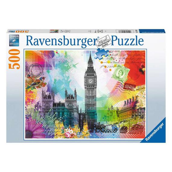 Ravensburger Puzzle 500 db - Üdvözlet Londonból (03756)