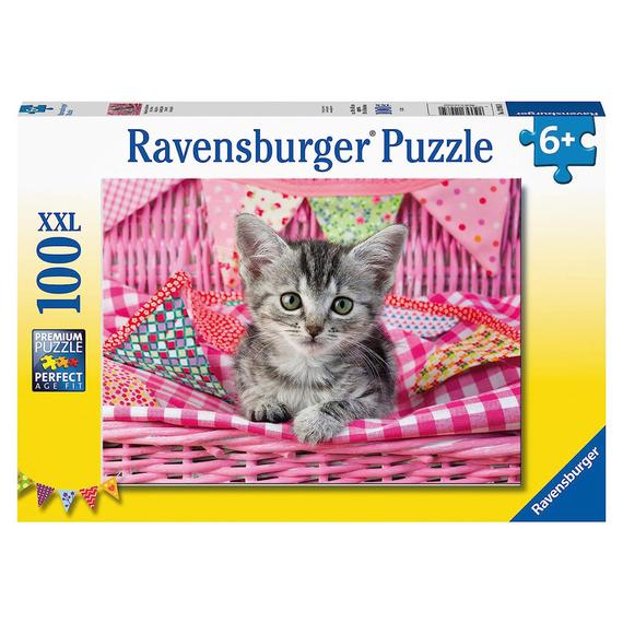 Ravensburger Puzzle 100 db - Aranyos cicák (03763)