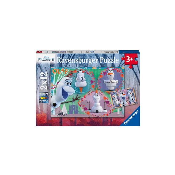 Ravensburger Puzzle 2x12 db - Olaf a kedvenc (03791)