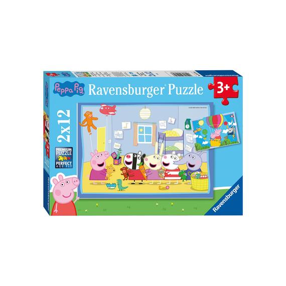 Ravensburger Puzzle 2x12 db - Peppa kalandja (03793)