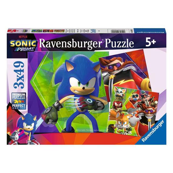 Ravensburger Puzzle 3x49 db - Sonic (03825)