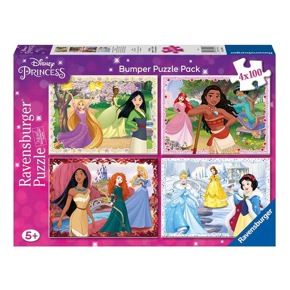 Ravensburger Puzzle 4x100 db - Évszakok Hercegnői (03835)