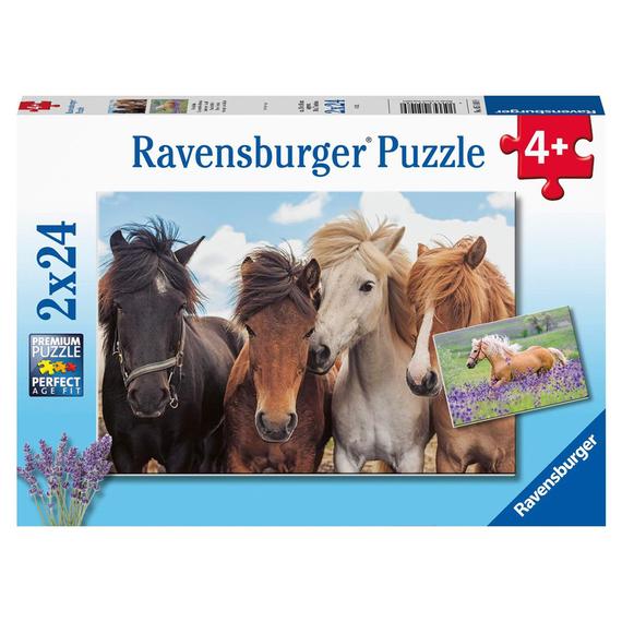 Ravensburger Puzzle 2x24 db - Lovak (03864)