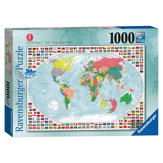 Puzzle 1000 db - Világtérkép (06151)