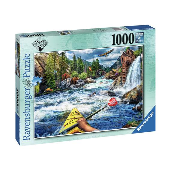 Ravensburger Puzzle 1000 db - White water kajakozás (06189)