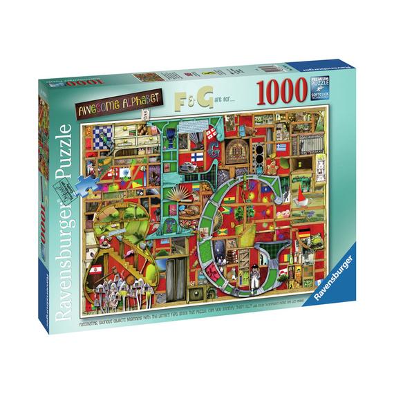 Ravensburger Puzzle 1000 db - Csodálatos ABC (06196)