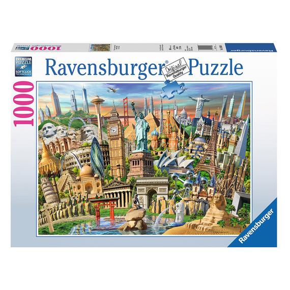 Puzzle 1000 db - A világ látnivalói (06383)