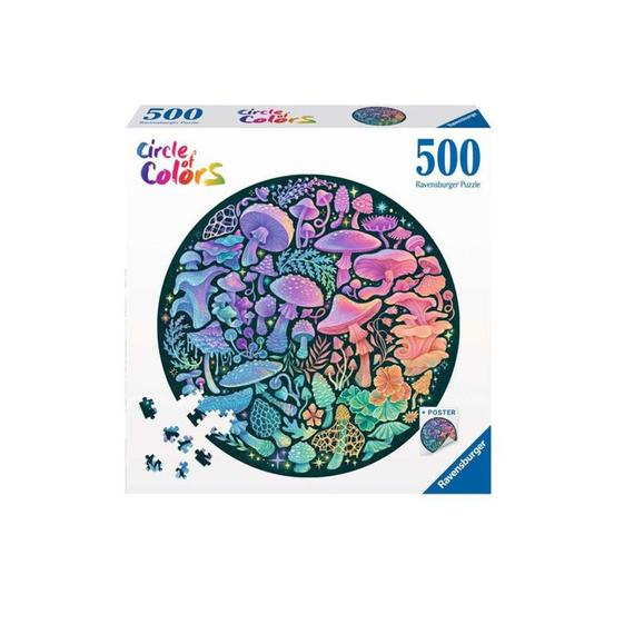 Puzzle 500 db kör - Gombák (09901)
