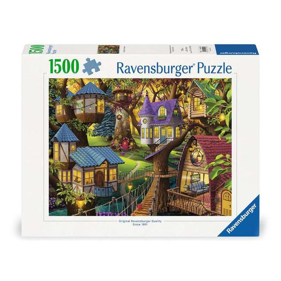 Puzzle 1500 db - Alkonyat a fák tetején (11054)