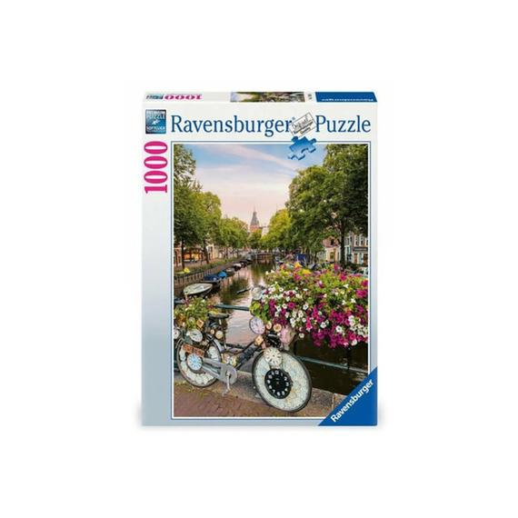 Puzzle 1000 db - Bicikli Amszterdamban (11624)