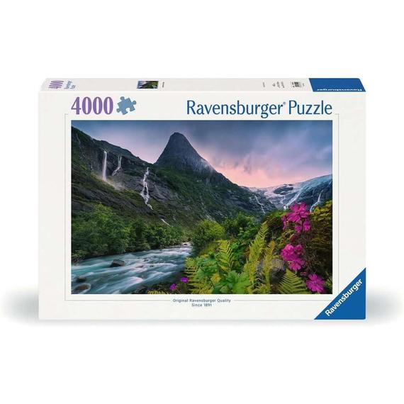 Puzzle 4000 db - Lenyűgöző hegyek (13905)
