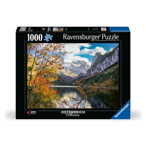 Puzzle 1000 db - Gosau tavak, Ausztria (14066)