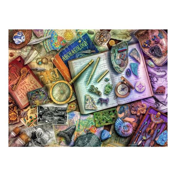 Puzzle 500 db - A régész asztala (14096)