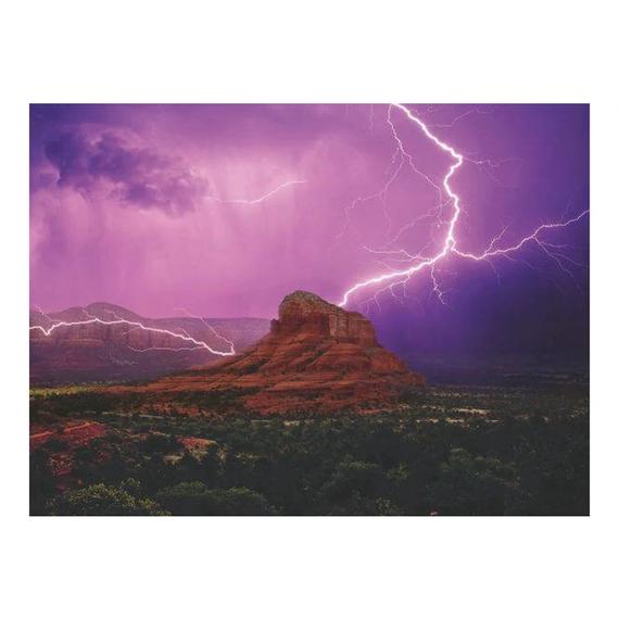 Puzzle 500 db - Rózsaszín villám (14099)