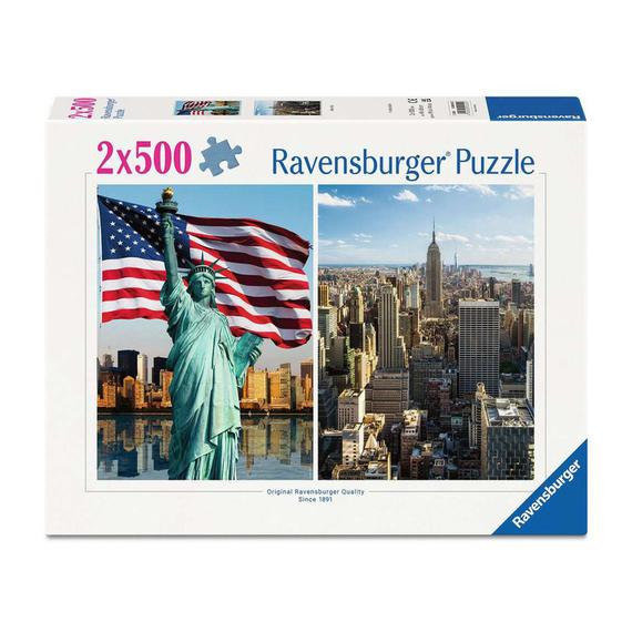 Puzzle 2x500 db - New York (15504)