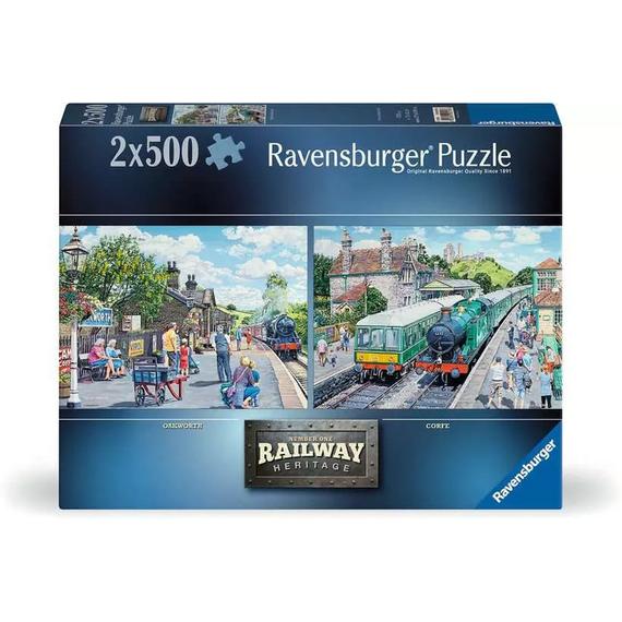 Puzzle 2x500 db - Vasút no1 (15530)