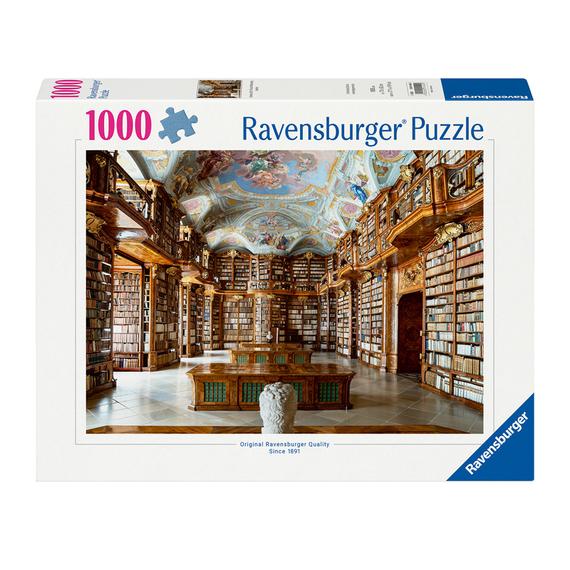 Puzzle 1000 db - Szent Flórián könyvtár (16571)