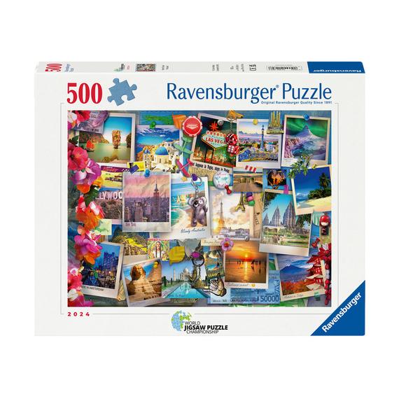 Puzzle 500 db - Képeslapok (16582)