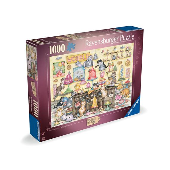 Puzzle 1000 db - Őrült macskák (16587)