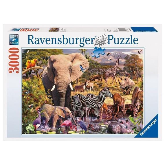 Puzzle 3000 db - Afrikai állatvilág (35266)
