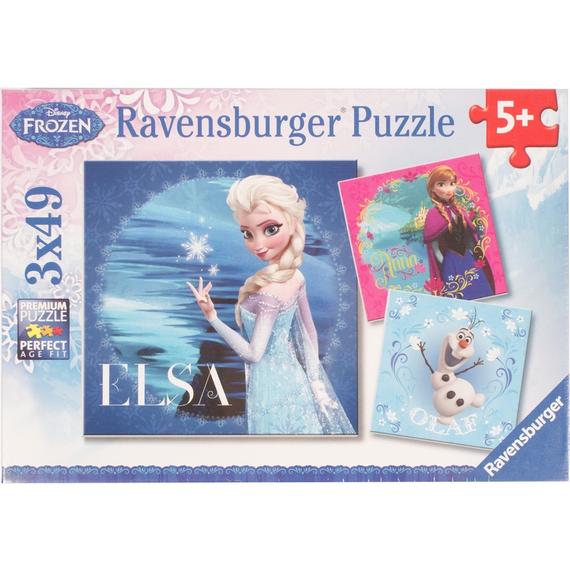 Ravensburger: Jégvarázs 3 x 49 darabos puzzle (37960)