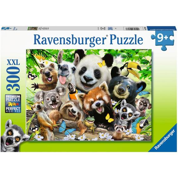 Ravensburger: Puzzle 300 db - Vadvilág-szelfi (41075)