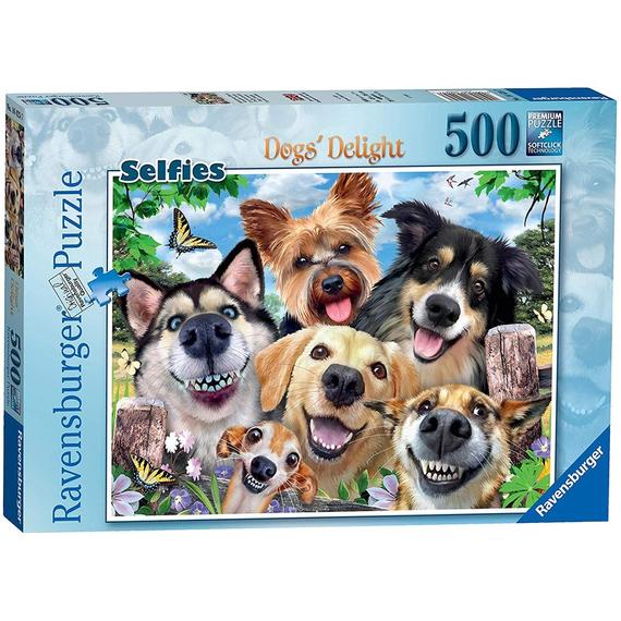 Ravensburger: Puzzle 500 db - Kutya szelfik (41366)