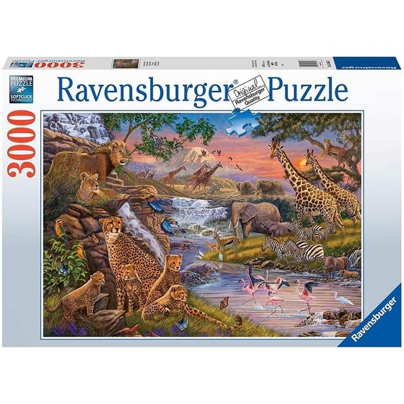 Ravensburger: Puzzle 3 000 db - Állati Királyság (41393)