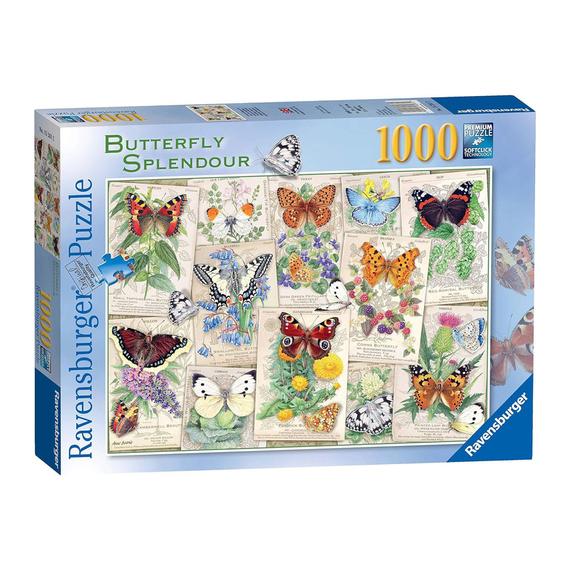 Puzzle 1000 db - Csodás pillangók (47946)