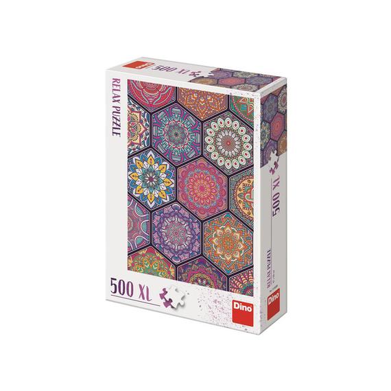 Dino Puzzle 500 XL -mandala (51558)