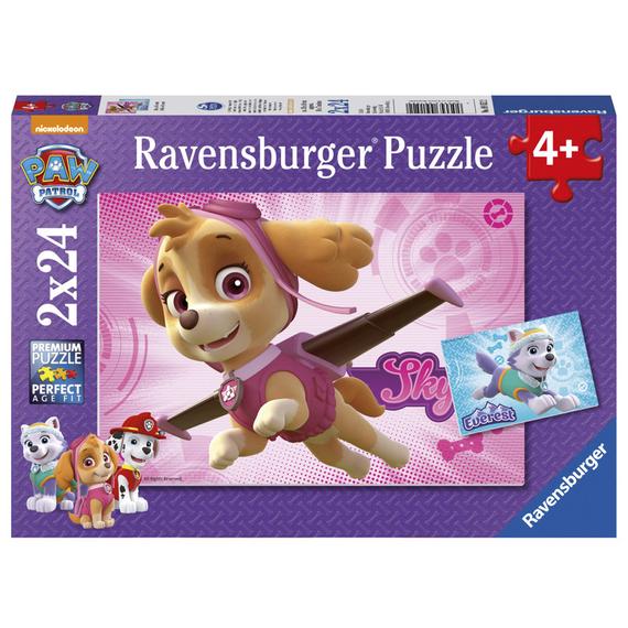 Ravensburger: Puzzle 2x24 db - Mancs Őrjárat, Skye és az Everest (53501)