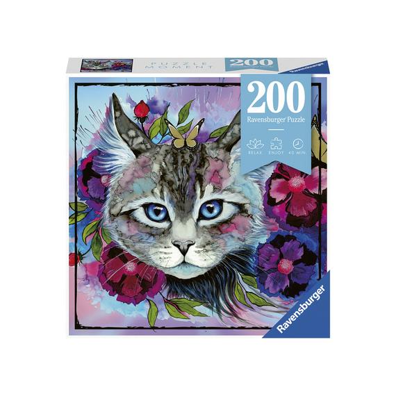 Ravensburger: Puzzle 200 db - Macskaszem (53607)