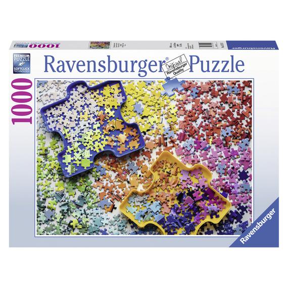 Ravensburger Puzzle 1000 db - Színes darabkák (53788)