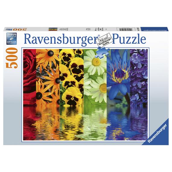 Ravensburger: Puzzle 500 db - Virágsávok (53802)