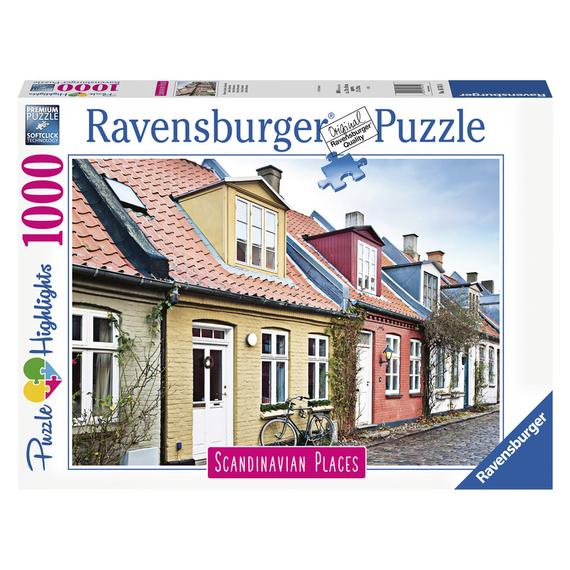 Ravensburger Puzzle 1000 db - Ház Aarhusban (53845)