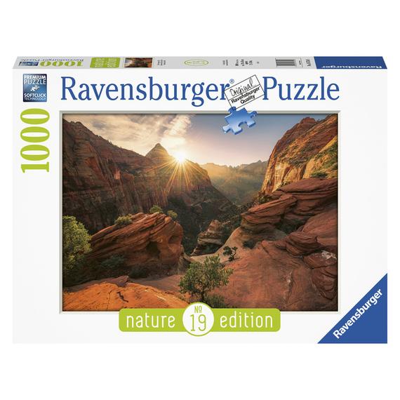 Ravensburger: Puzzle 1000 db - Zion kanyon USA (53848)