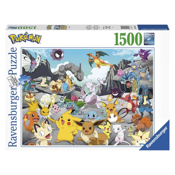 Ravensburger: Puzzle 1500 db - Klasszikus Pokémon (53866)
