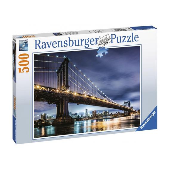 Ravensburger: +Puzzle 500 db - New York, ahol senki nem alszik (59443)