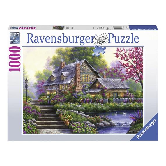 Ravensburger: Puzzle 1000 db - Romantikus kis ház (59466)
