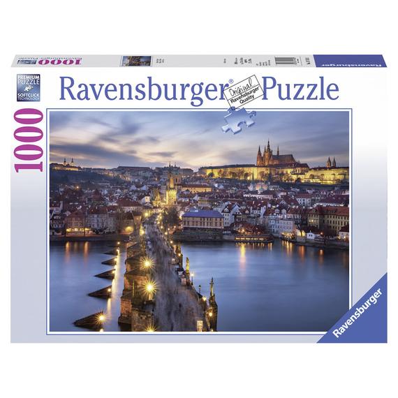 Ravensburger: Puzzle 1000 db - Prága éjjel (62156)