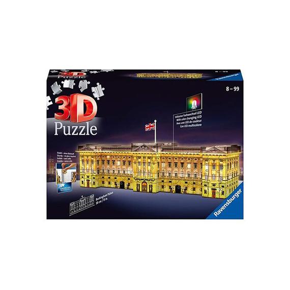 Ravensburger Buckingham palota fénnyel 216 darabos 3D puzzle (68363)