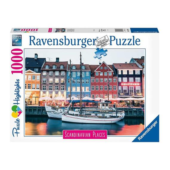 Puzzle 1000 db - Koppenhága, Dánia (70461)