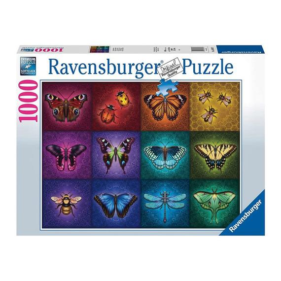 Puzzle 1000 db - Szárnyas rovarok (70544)
