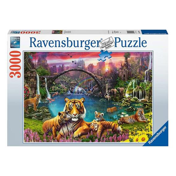 Puzzle 3000 db - Tigrisek a lagúnában (70805)