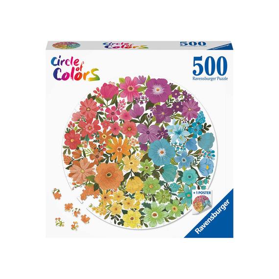 Ravensburger Puzzle kör - Virágok (70837)