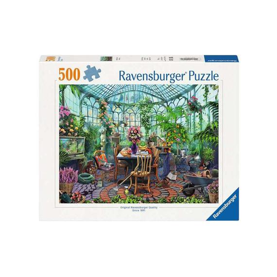 Puzzle 500 db - Reggel az üvegházban (73319)