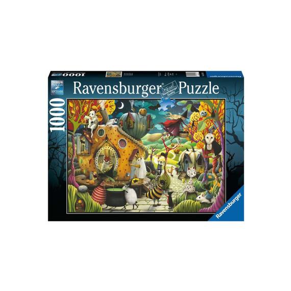 Puzzle 1000 db - Boldog Halloween (73320)