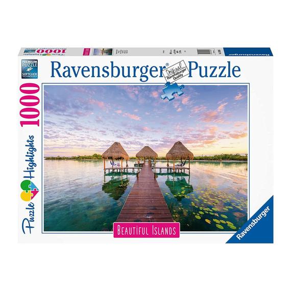 Puzzle 1000 db - Trópusi látvány (75569)